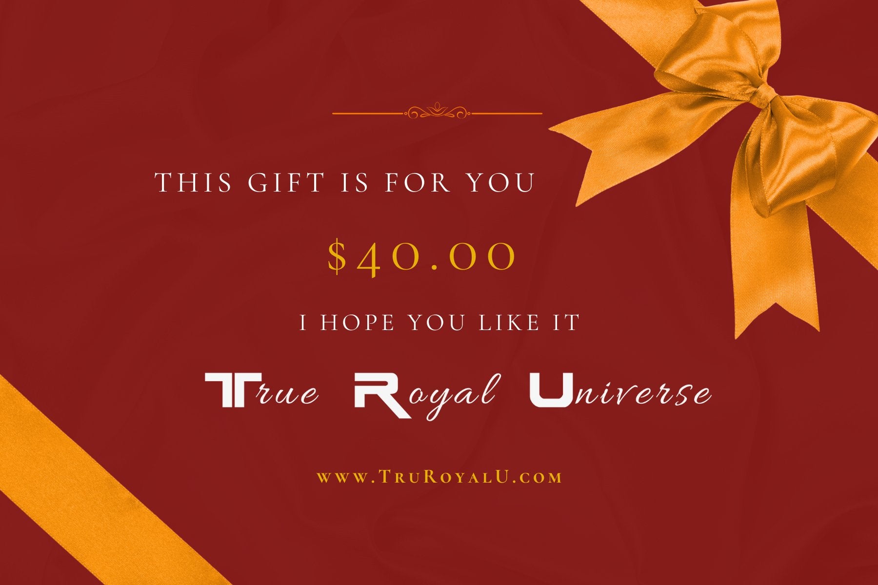 T.R.U. Gift Cards - True Royal Universe™ - Gift Card - True Royal Universe™